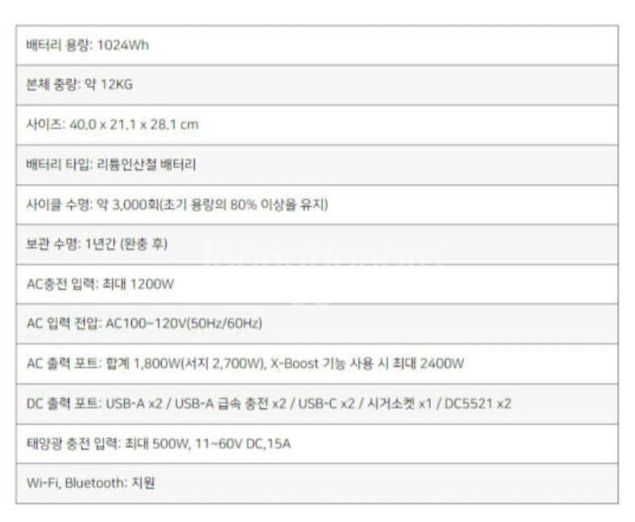 에코플로우 델타2 미개봉상품 판매합니다--1