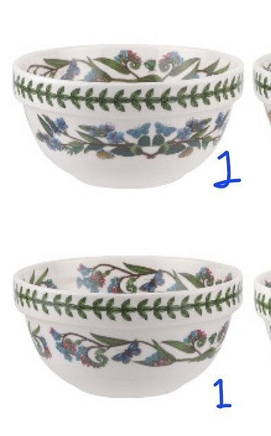 보타닉가든 샐러드볼7인치(곰탕기)5p--6