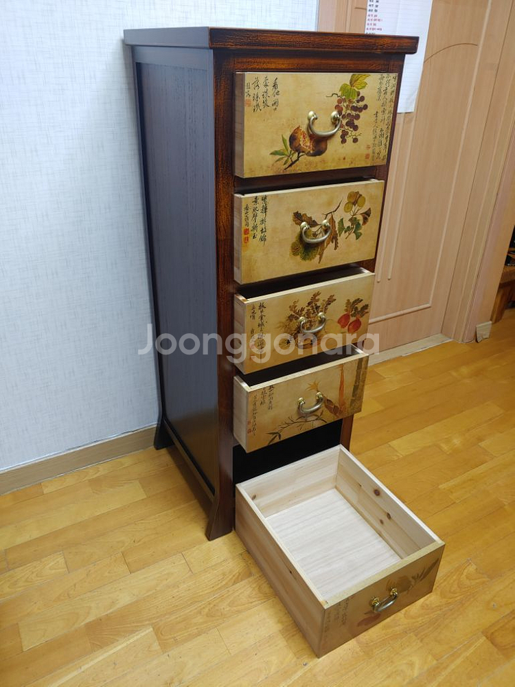 고가구 고서화홀쭉이5단--2