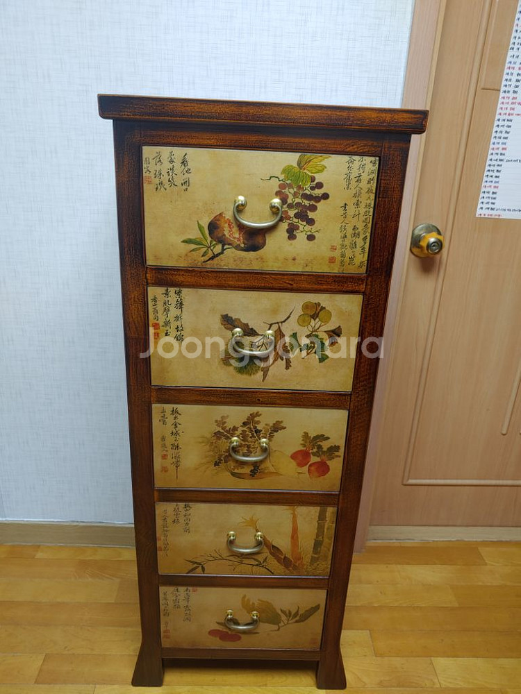 고가구 고서화홀쭉이5단--1