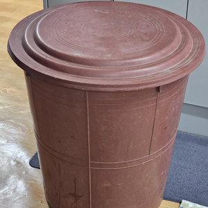 원형 원통 고무다라이 대형 5호 뚜껑포함 (150L)
