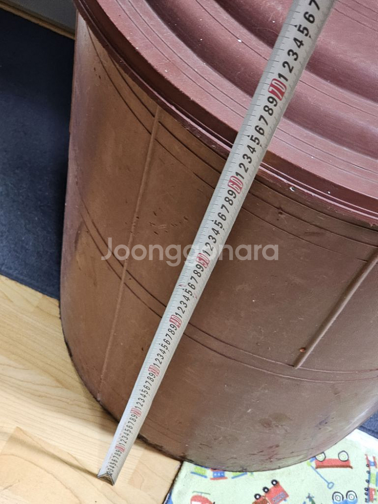 원형 원통 고무다라이 대형 5호 뚜껑포함 (150L)--5