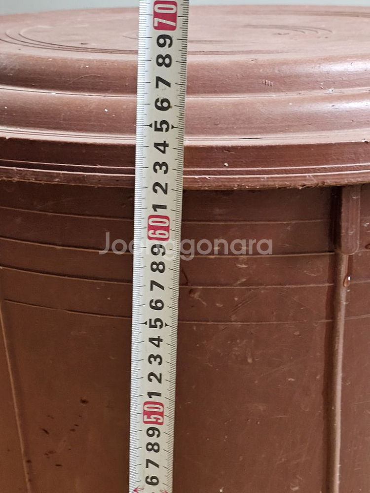 원형 원통 고무다라이 대형 5호 뚜껑포함 (150L)--6