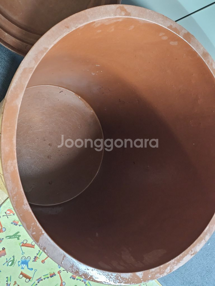 원형 원통 고무다라이 대형 5호 뚜껑포함 (150L)--2