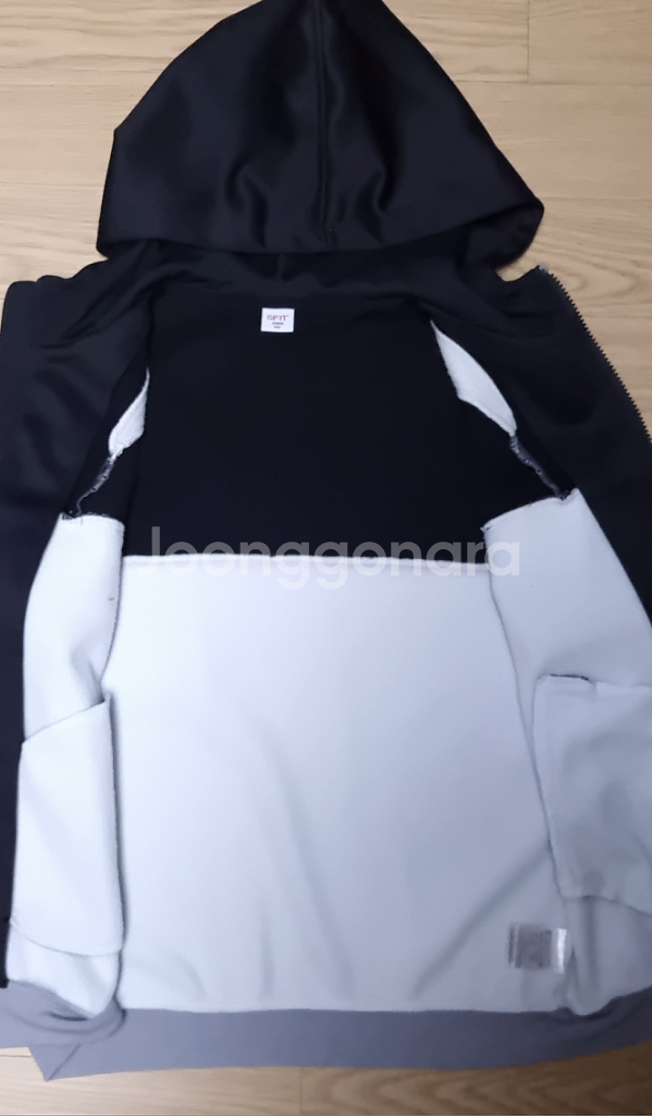 SFIT 에스핏 쥬니어 기모 후드집업티 160--2