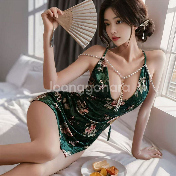 치파오 코스프레 이벤트 속옷--1