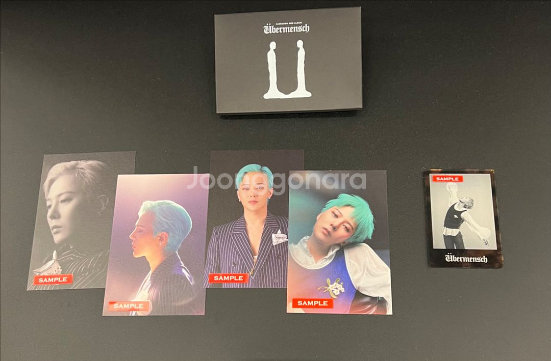 지디 전시회 지드래곤 전시회 위버맨쉬 전시회 엽서세트--0