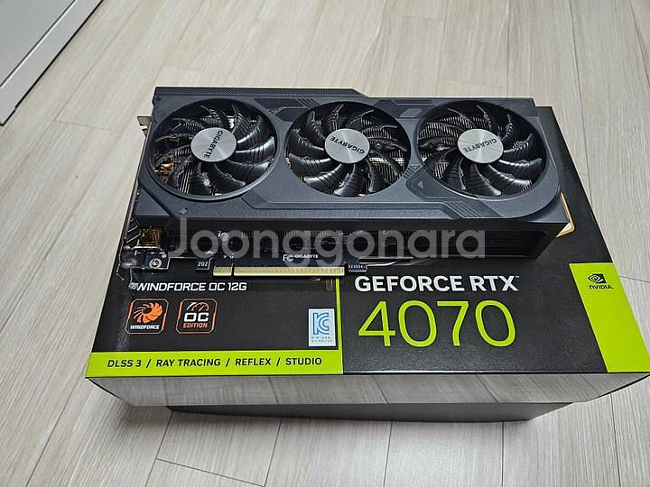 그래픽카드 rtx4070 판매합니다--2