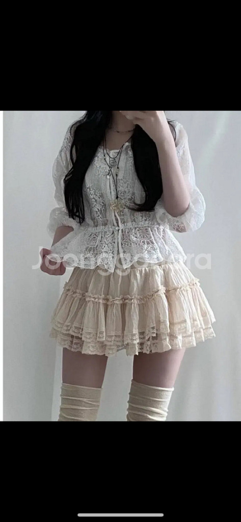 사카타 빈티지 레이스 블라우스--0