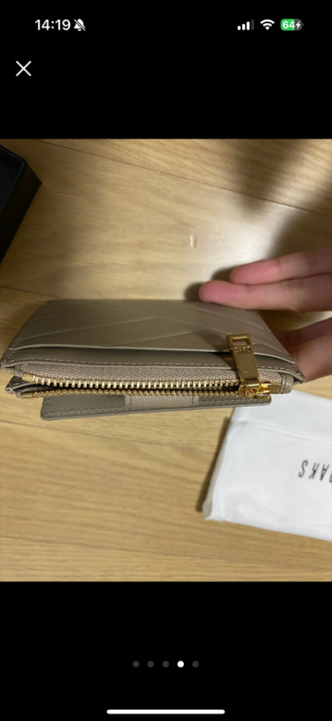 닥스 카드지갑 신분증칸 동전칸 있음 상태S 이미지