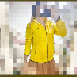 휠라ㅡ 찐노랑 집업 호칭 95/저지/트레이닝복/새거수