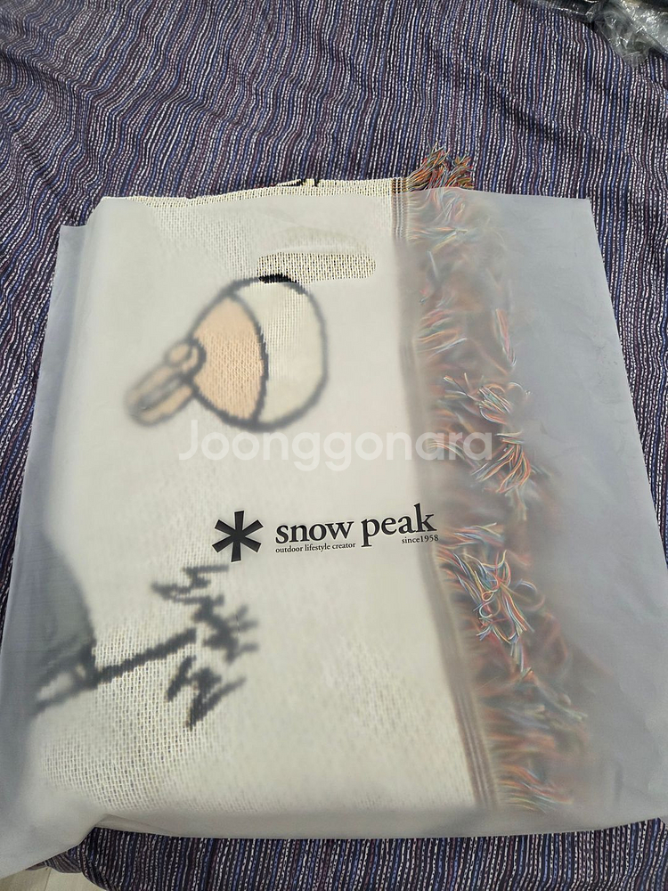 스노우피크 담요 새상품--2