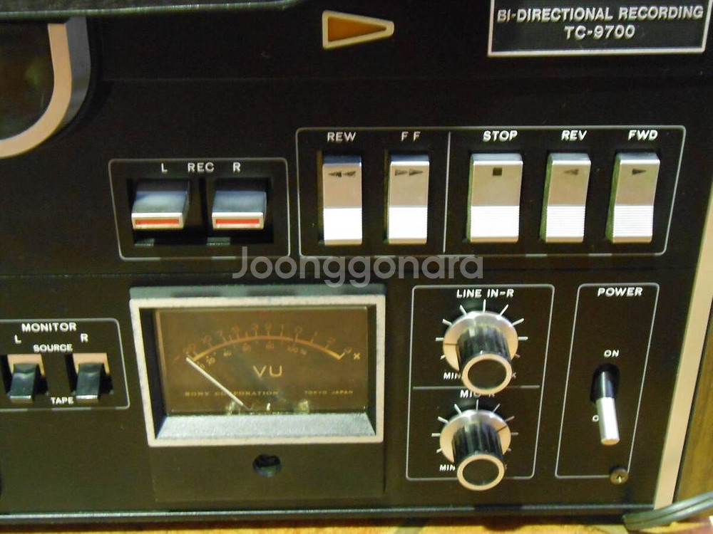 소니 오픈 릴 데크 Sony TC-9700--4
