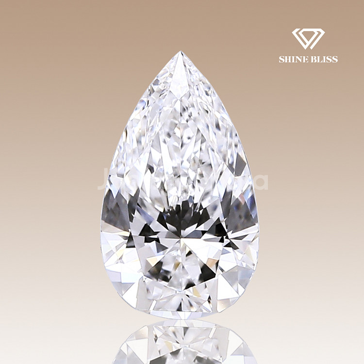 랩그로운 다이아몬드 1캐럿 물방울 IGI 감정서--0