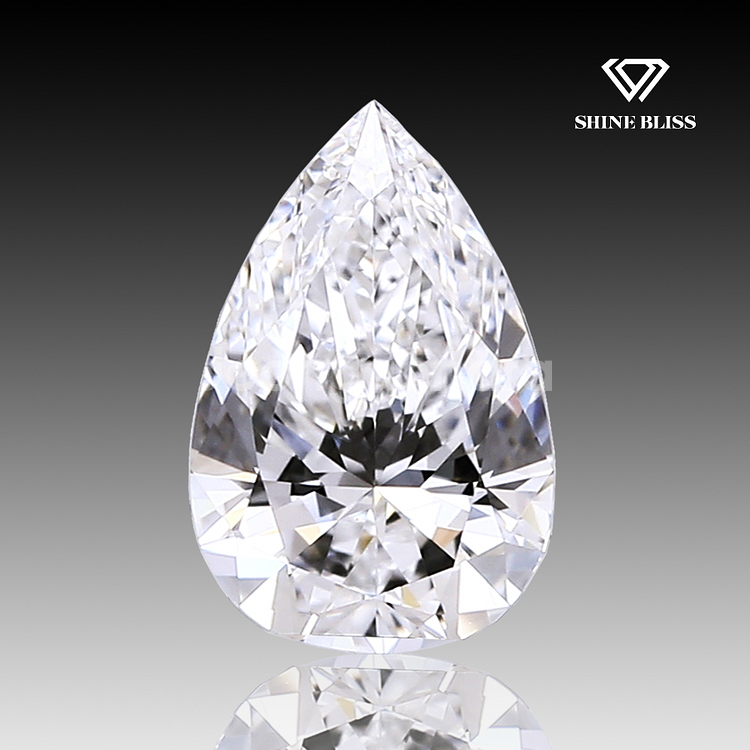 랩그로운 다이아몬드 2캐럿 물방울 IGI 감정서--0