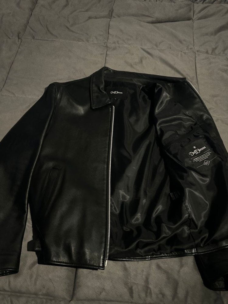 도프제이슨 램스킨 싱글 가죽 자켓 L사이즈 이미지