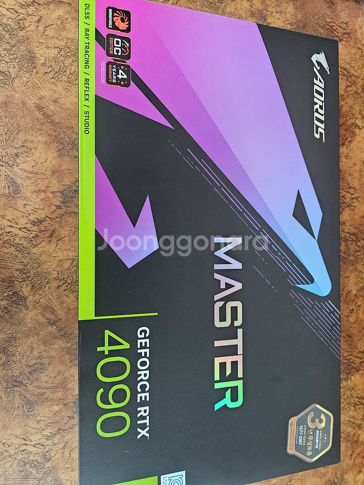 기가바이트 RXT 4090 어로스 마스터 판매합니다--0