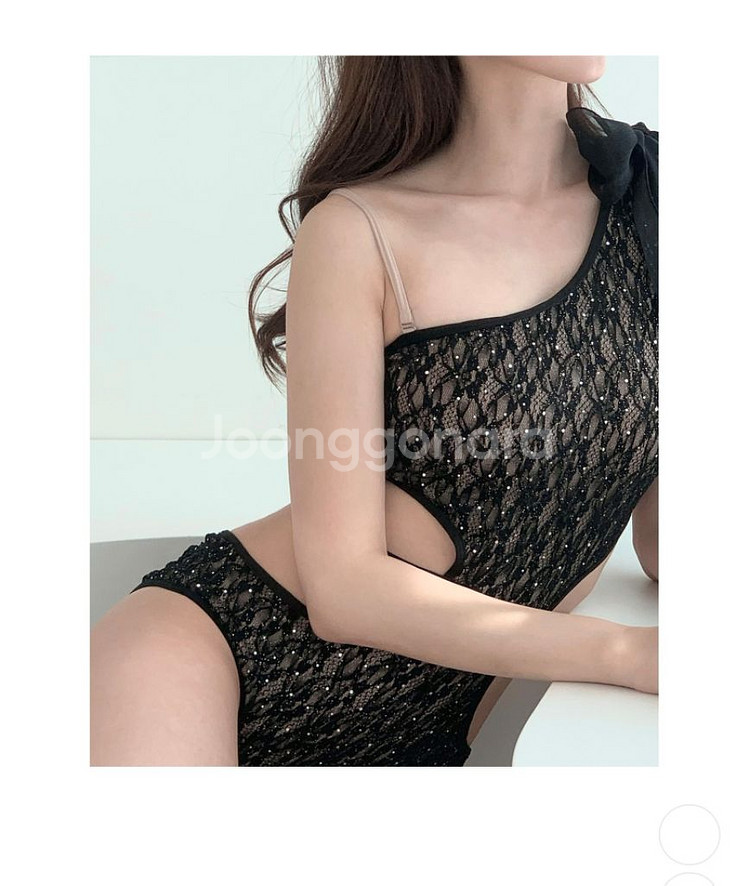 럭시폴웨어 블랙모노키니 S--0