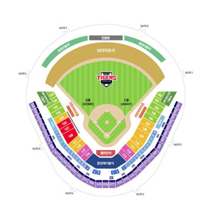 4/27 챔필 기아vsLG k9 113구역 4연석