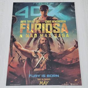 퓨리오사: 매드맥스 사가 4DX 리미티드 A3 포스터