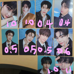 제로베이스원 제베원 팬콘 md 포카 포토카드 미공포