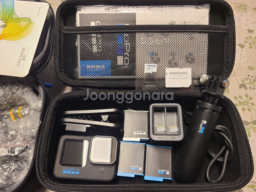 고프로10 풀세트+방수케이스+체스티(한달정도 사용)--3