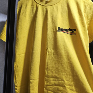 발렌시아가 물결로고 반팔티 M사이즈