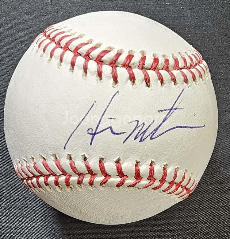 마쓰이 히데키 친필싸인 MLB공인구 (친필싸인 증명서)--1