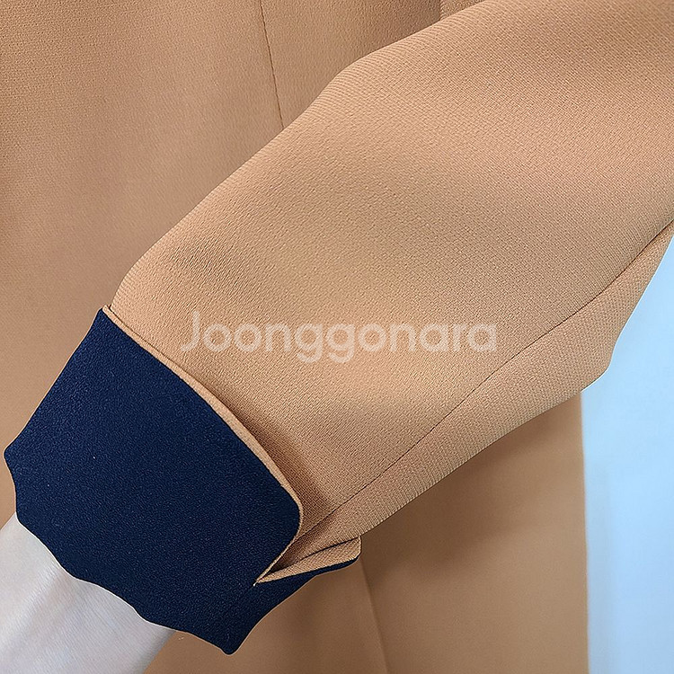 LIST 리스트 소매배색 단정한 정장원피스--3