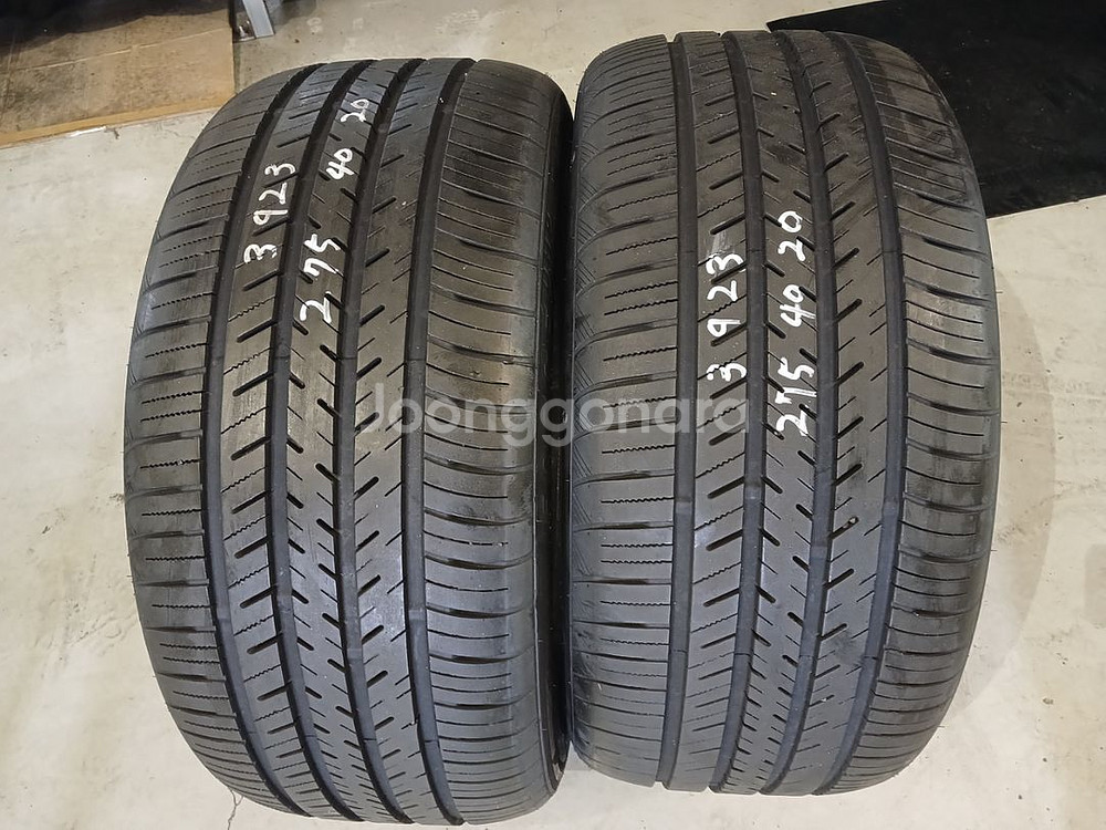 2754020중고타이어2개275 40 20타이어--0