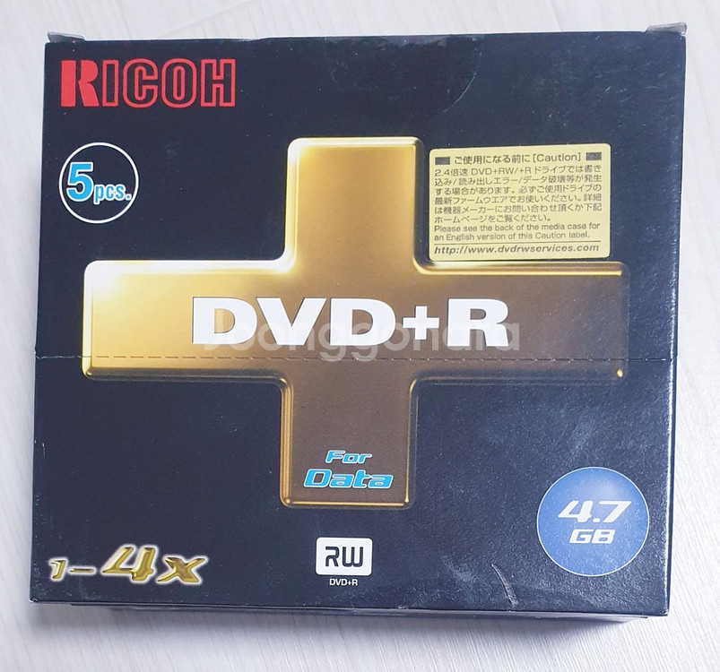 [공DVD]리코 RICOH DVD+R 4.7GB 7박스--2