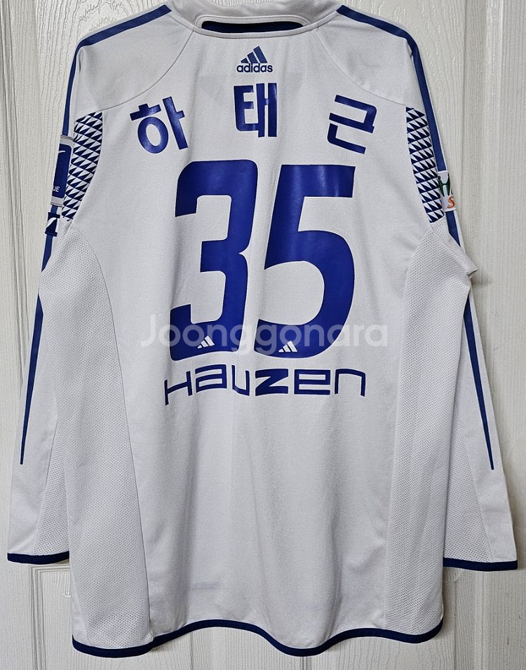 K리그 수원삼성블루윙즈 2006 긴팔 어웨이 유니폼--1