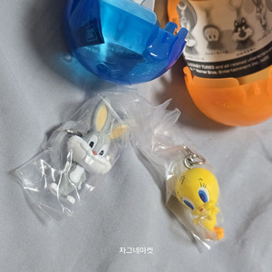 일괄) 루니툰스 루니툰즈 트위티 일본 가챠 메지루시키링