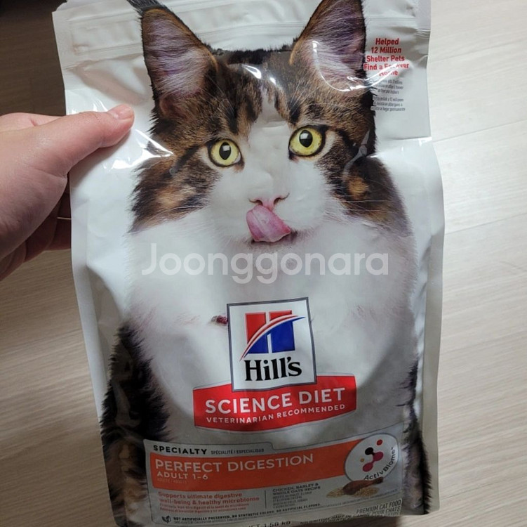 힐스 고양이사료 퍼펙트 다이제스천 치킨 1.6kg--0
