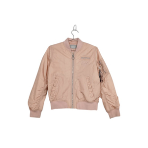 [티니위니] 라이트 핑크 여성 MA-1 항공점퍼