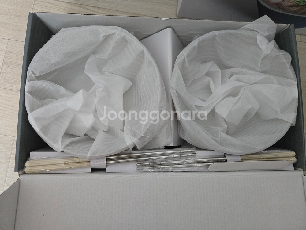 [새상품] 스웨덴 오데르 스쾬 면기2p+젓가락2P 세트--1