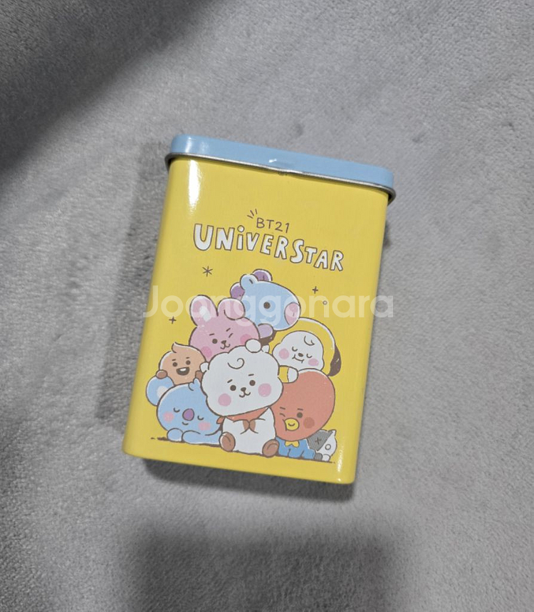BT21 틴케이스(옐로우)--0