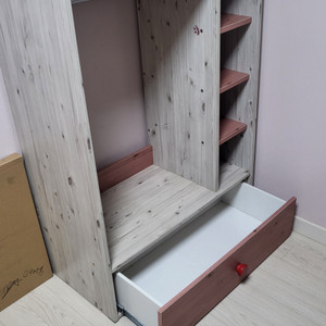 튼튼아동 원목 옷장