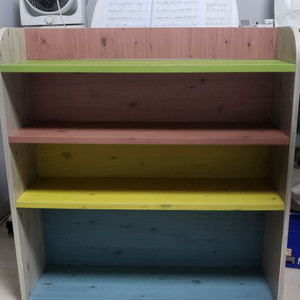 튼튼한 아동원목책장