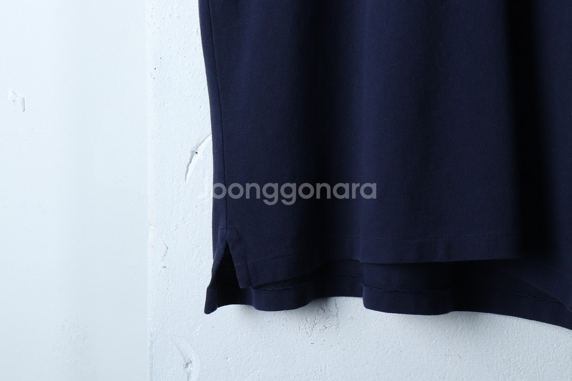 (L-XL) 폴로 랄프로렌 반팔 카라 티셔츠 네이비--3