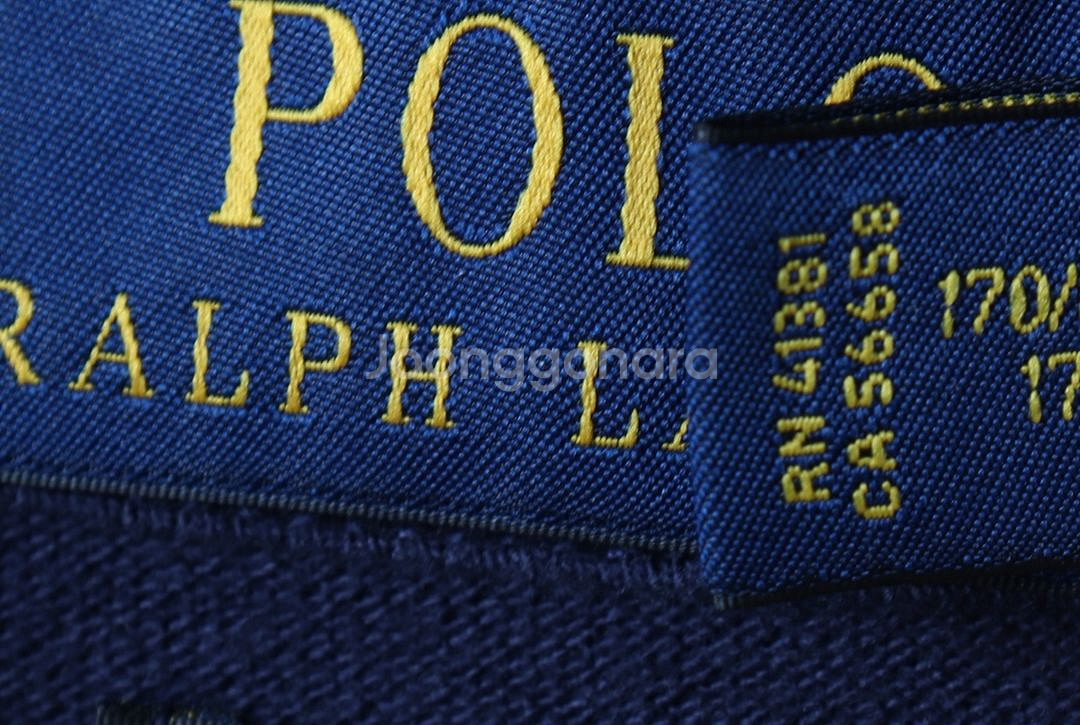 (L-XL) 폴로 랄프로렌 반팔 카라 티셔츠 네이비--6