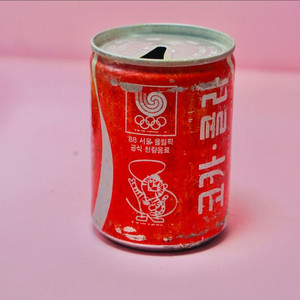 1988년 서울올림픽 호돌이 코카콜라캔 옛날 레트로 빈