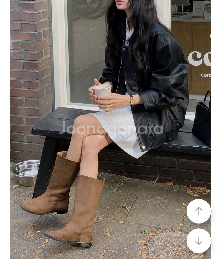 @여성 블랙 레더자켓 새상품 판매해요@--1