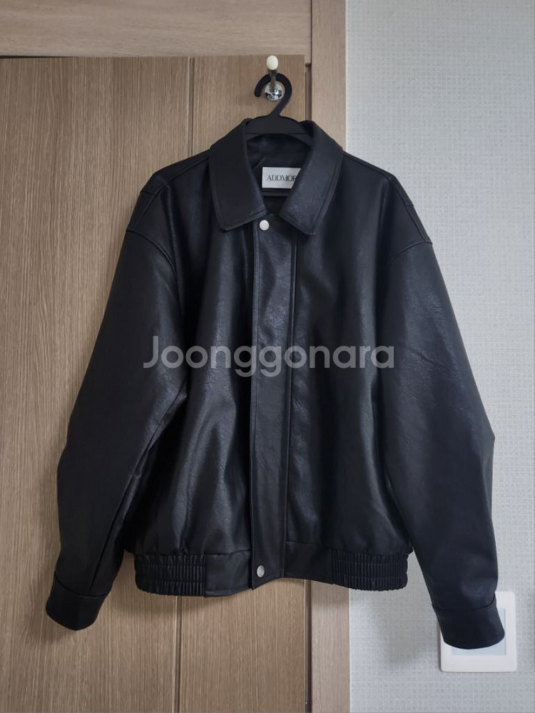 @여성 블랙 레더자켓 새상품 판매해요@--4