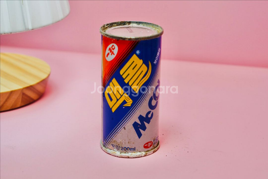맥콜 옛날 음료수캔 수집 골동품 레트로 고전--0
