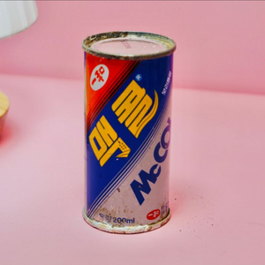 맥콜 옛날 음료수캔 수집 골동품 레트로 고전