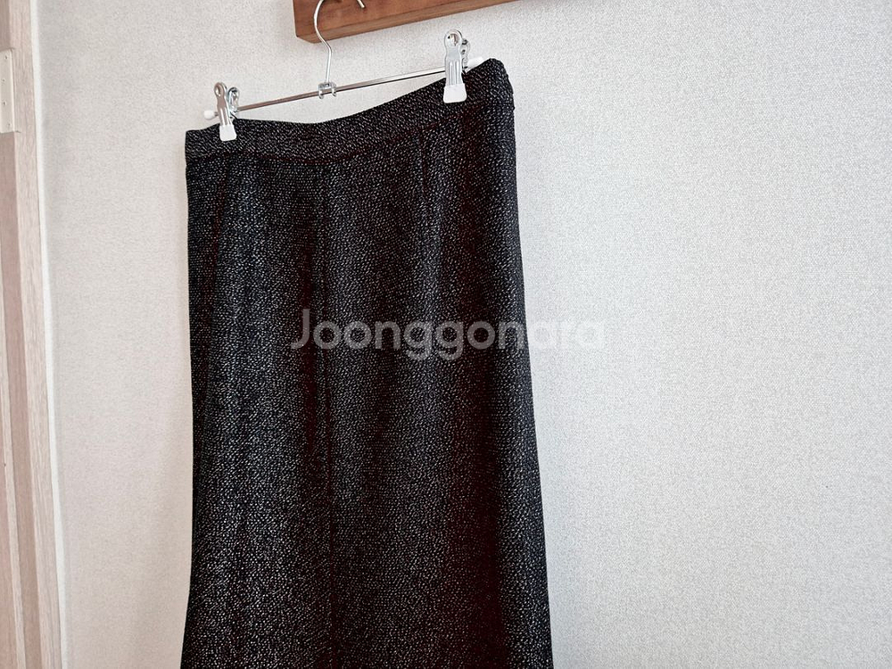 데일리룩 정장 트위드 스커트--1
