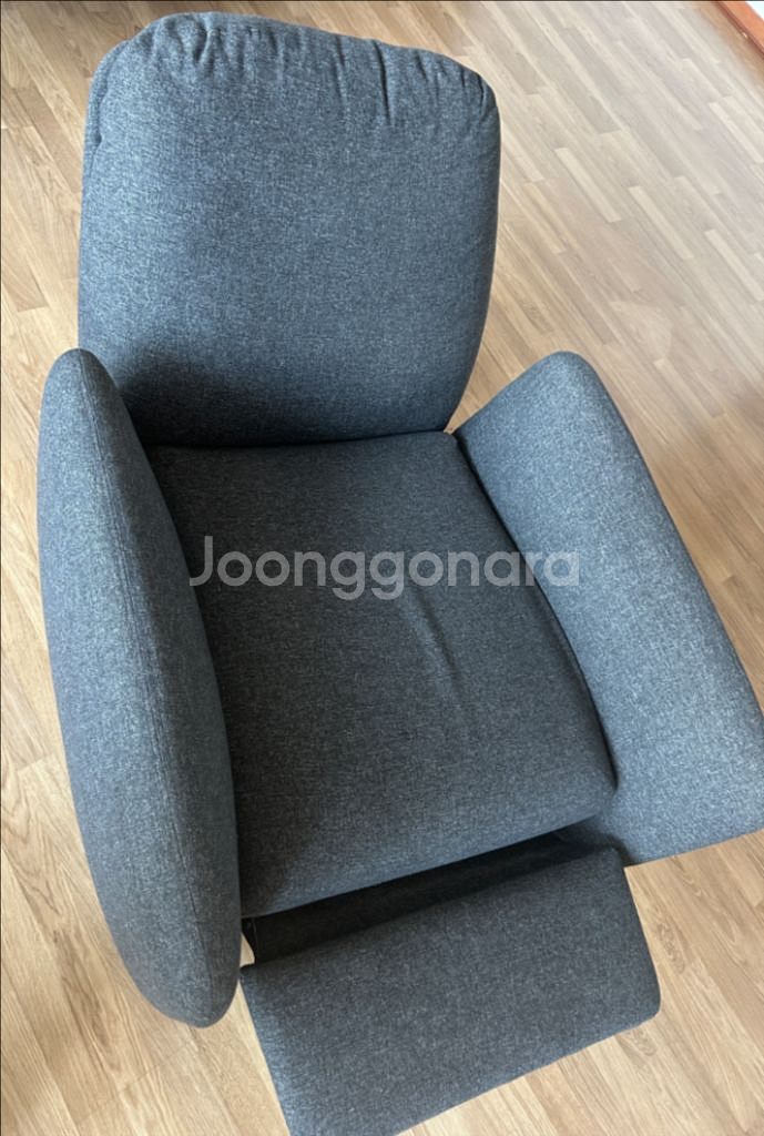 IKEA 에콜순드 리클라이너의자 + 핑크 브라운커버--5