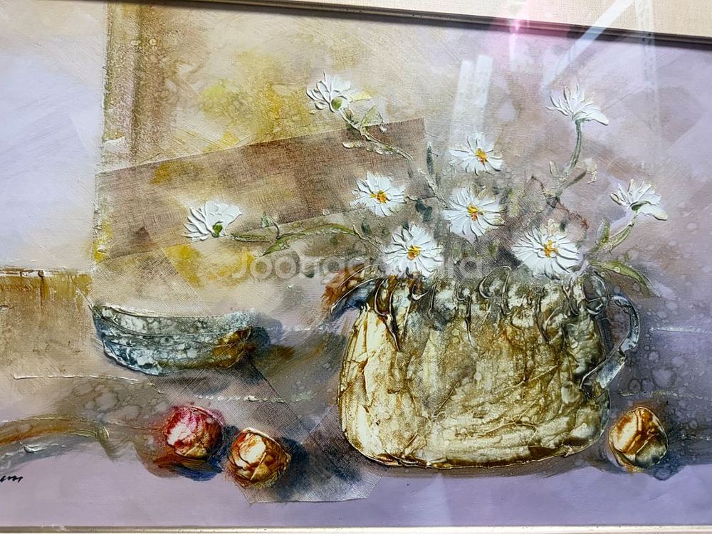 구상유화그림 서양화/ Sook H. Eum작가싸인--4
