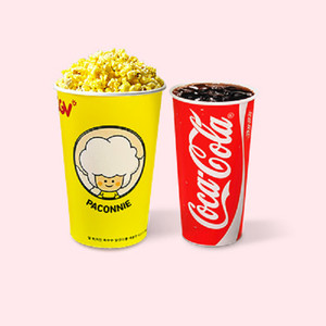 CGV 콤보 64% 할인쿠폰(고소팝콘M+탄산음료M)